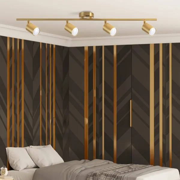 Spotlámpa GOLDI 4xGU10/10W/230V arany