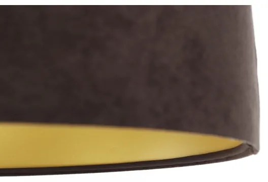 Csillár zsinóron SWING 1xE27/60W/230V barna/bézs/arany