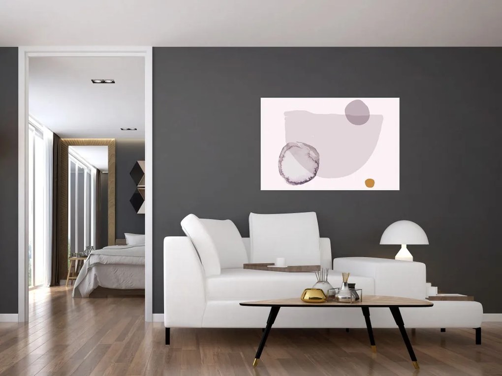 Kép - Lila minimalizmus N⁰2 (90x60 cm)