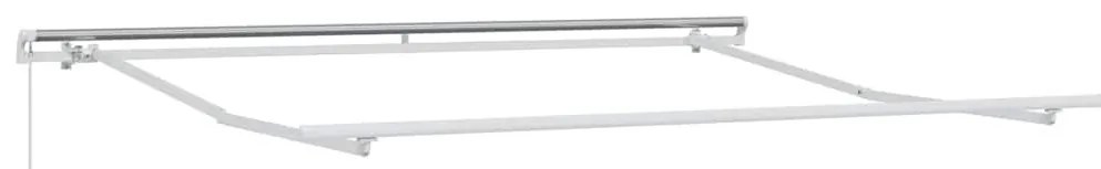 Behúzható napellenző Narancs és Barna 350 x 250 cm szövet