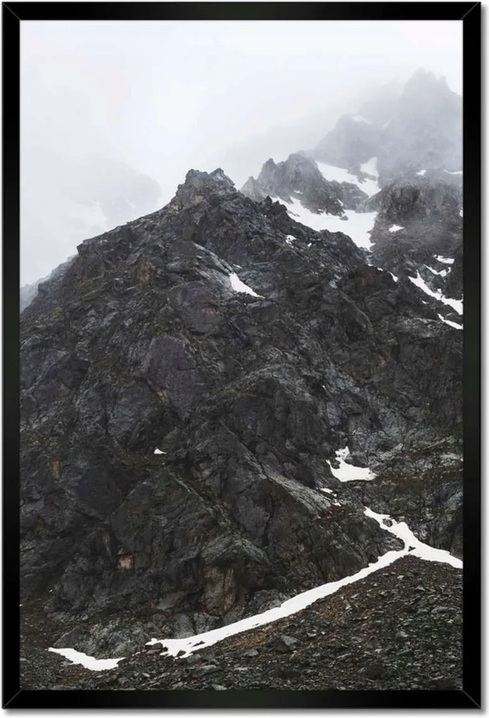 Poszterek keretben 40x60 Kúszó köd csúcs