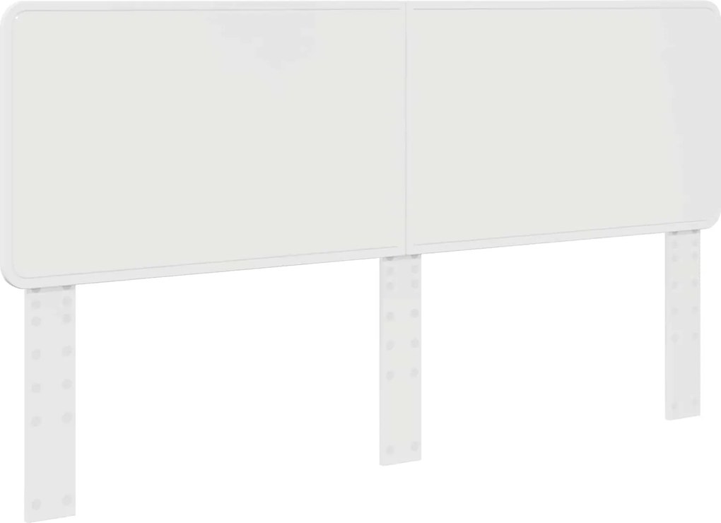 vidaXL Fejtámla Fehér 200 cm Faanyag