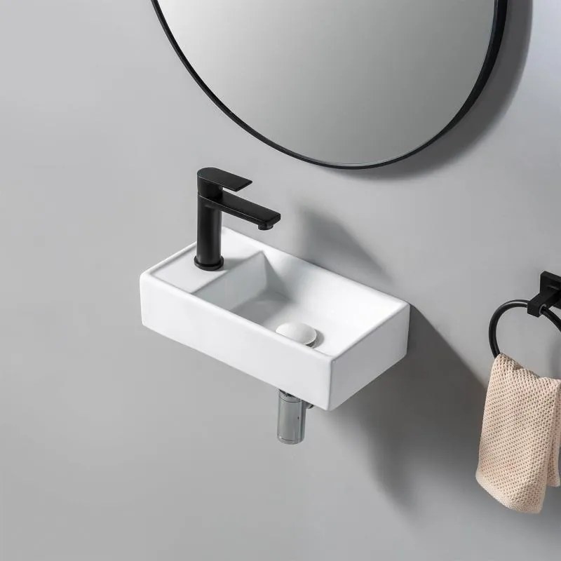 AREZZO design AUSTIN 40x22 bal oldali mini kézmosó AR-340A