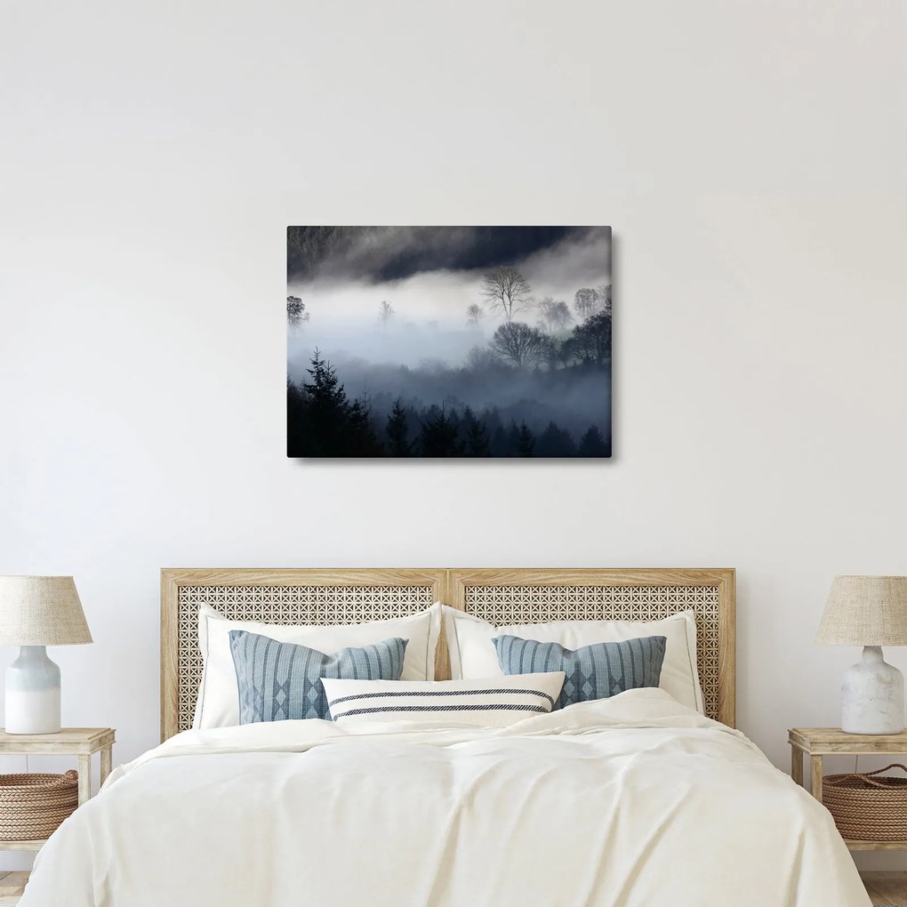 A köd képe az erdő felett (70x50 cm)