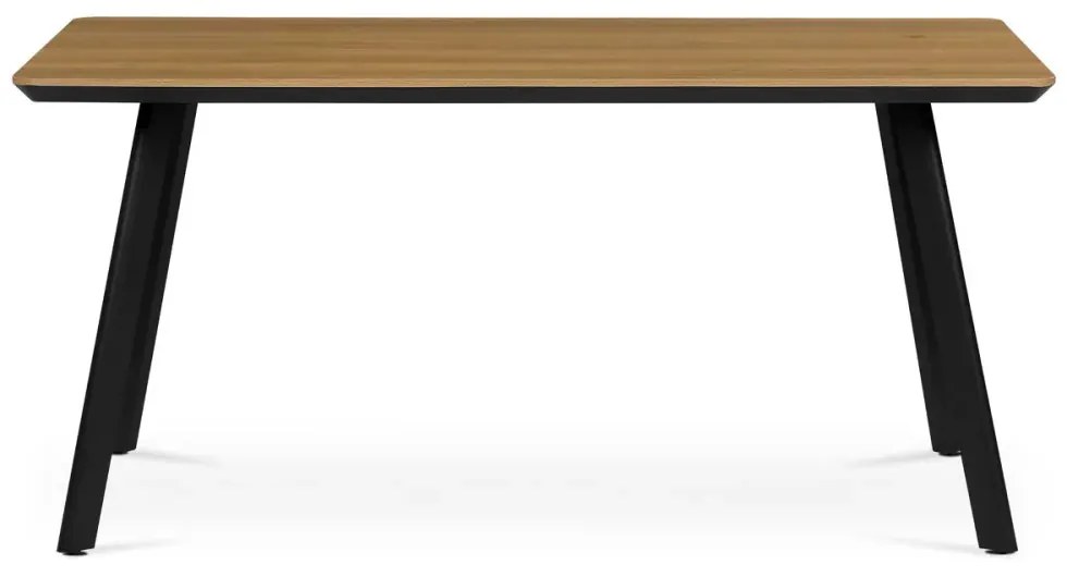 Masă de dining cu decor frasin-stejar, 160x90x76 cm. HT-532 din stoc intern