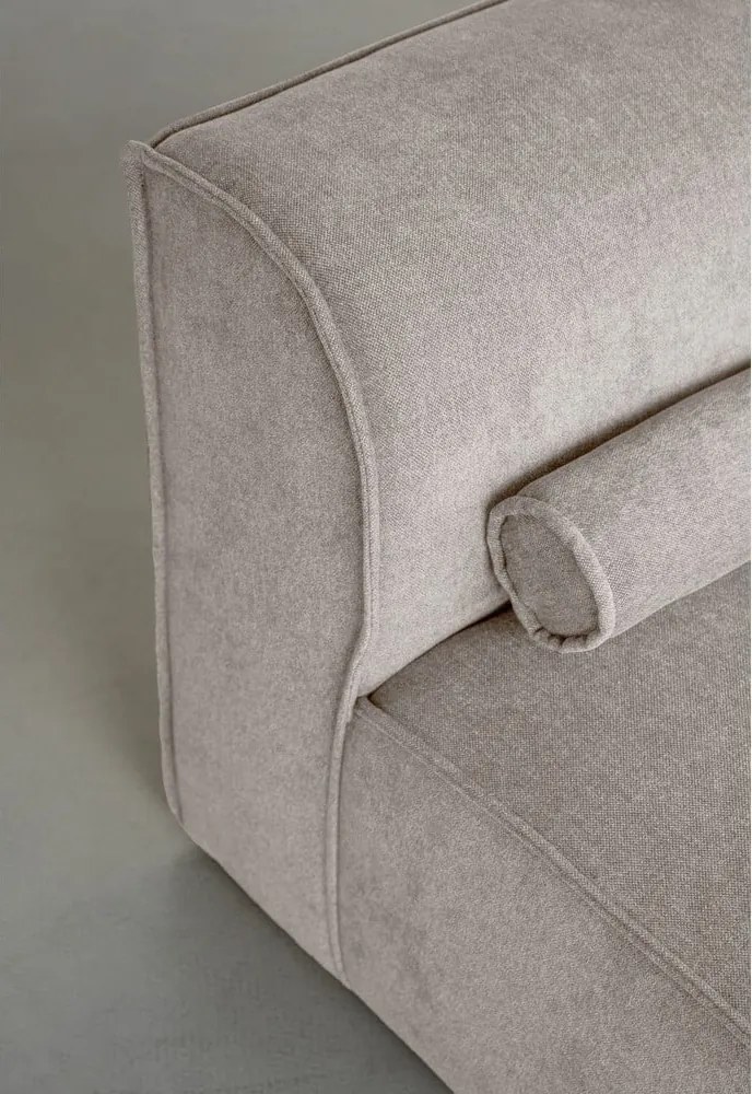 Bézs kanapé modul (jobb oldali) Flex Felix – Miuform