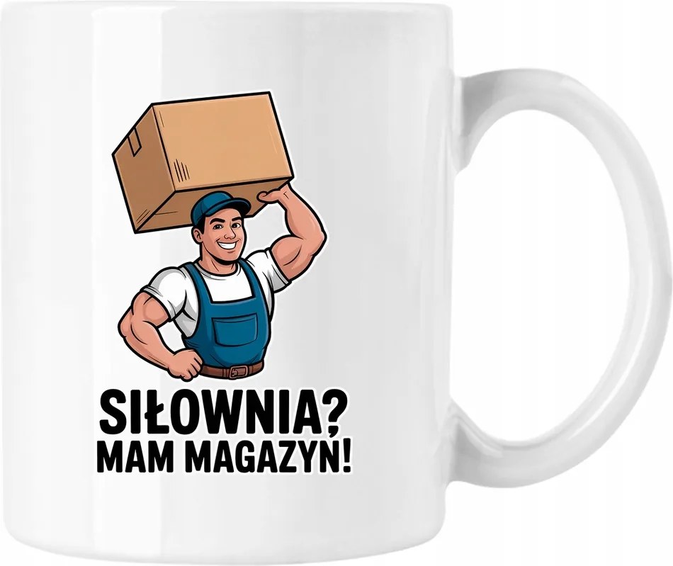 Raktáros bögre logisztika mém vicc 5 fehér 330ml