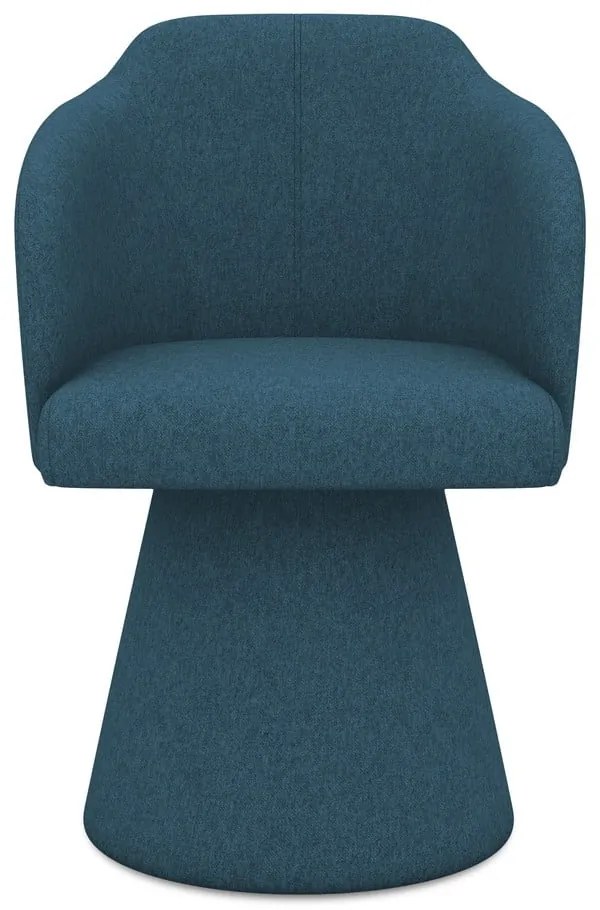 Kék kárpitozott étkezőfotel Kanoa – Makamii