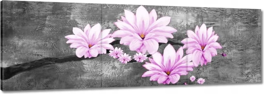Vászonkép 150x50 Magnólia virágok