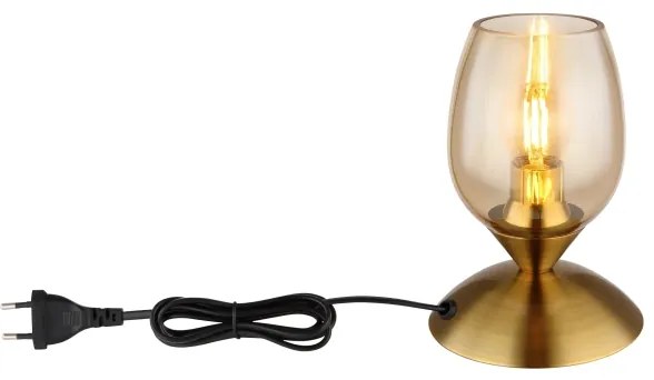 Globo 24007M - Asztal érintős lámpa KUWAITA 1xE14/25W/230V réz