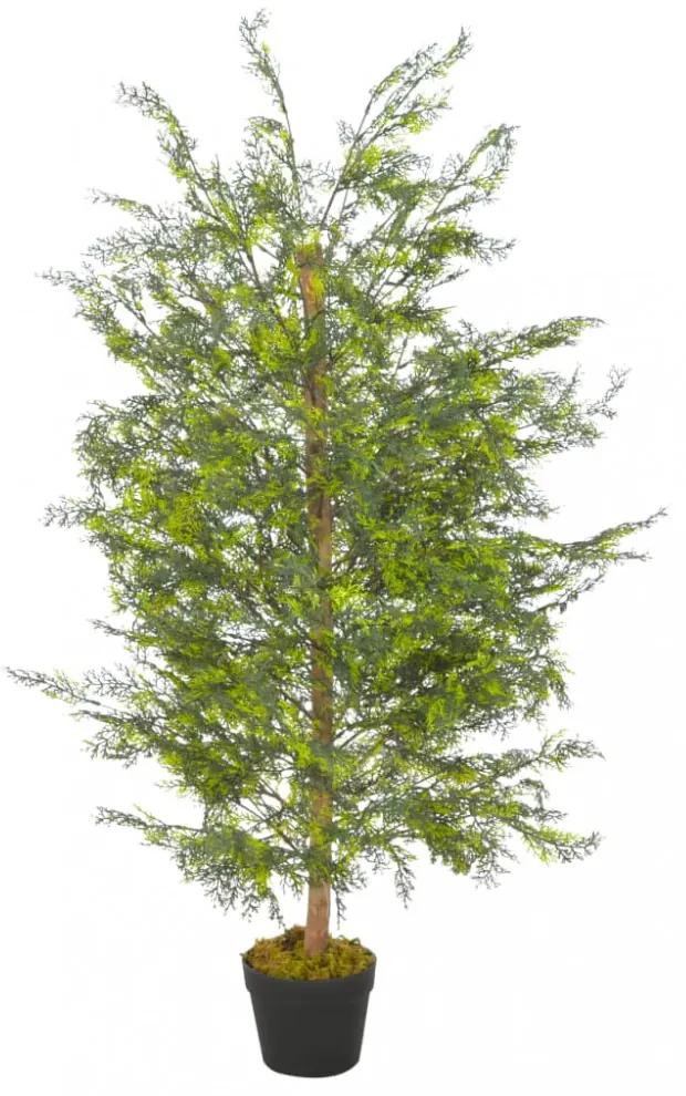 Zöld, cserepes műciprusfa 120 cm