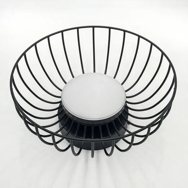 BETSY LED mennyezeti lámpa, 12W/230V, Ø 25 cm, fekete