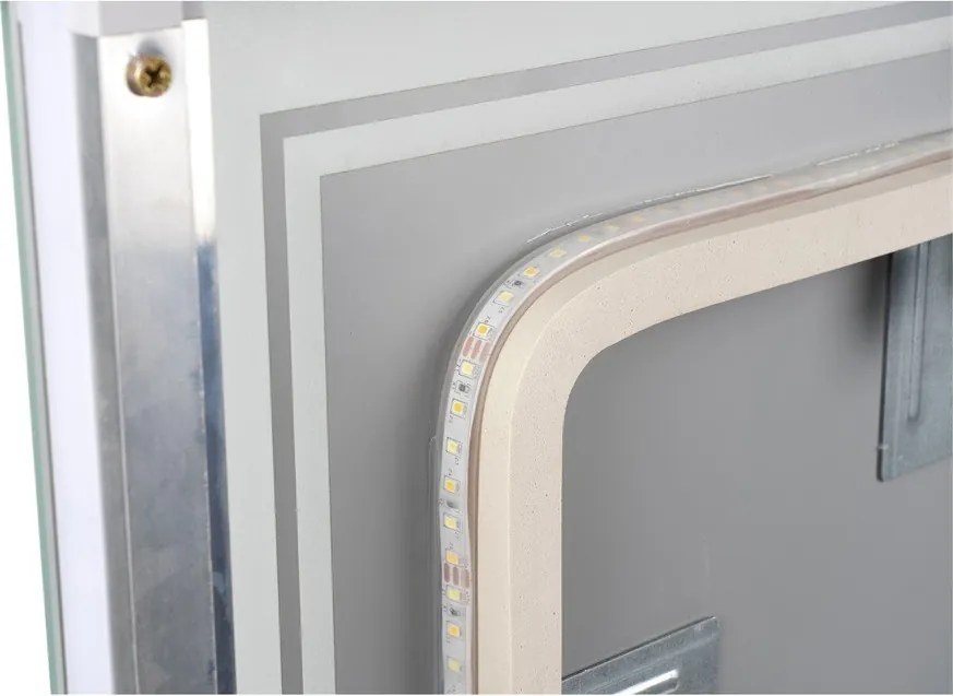 Fali tükör világítással 90x70 cm Zenith – Bonami Essentials