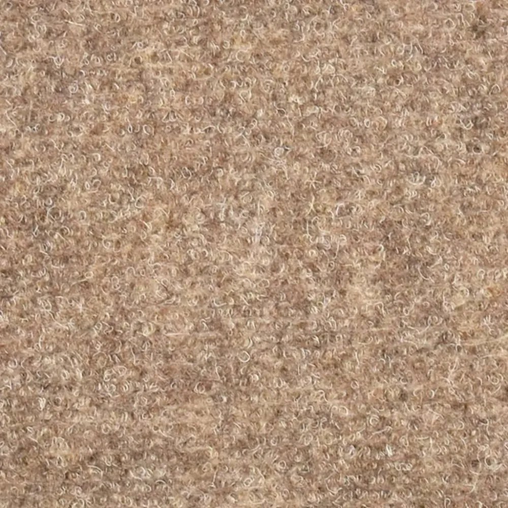 5 db krémszínű tűlyukasztott öntapadó lépcsőszőnyeg 65x21x4 cm