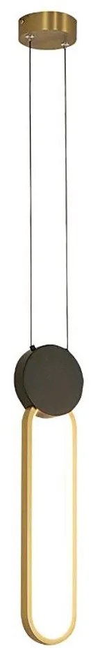Zambelis 23100 - LED Dimmelhető csillár zsinóron LED/13W/230V 3000K arany 23100