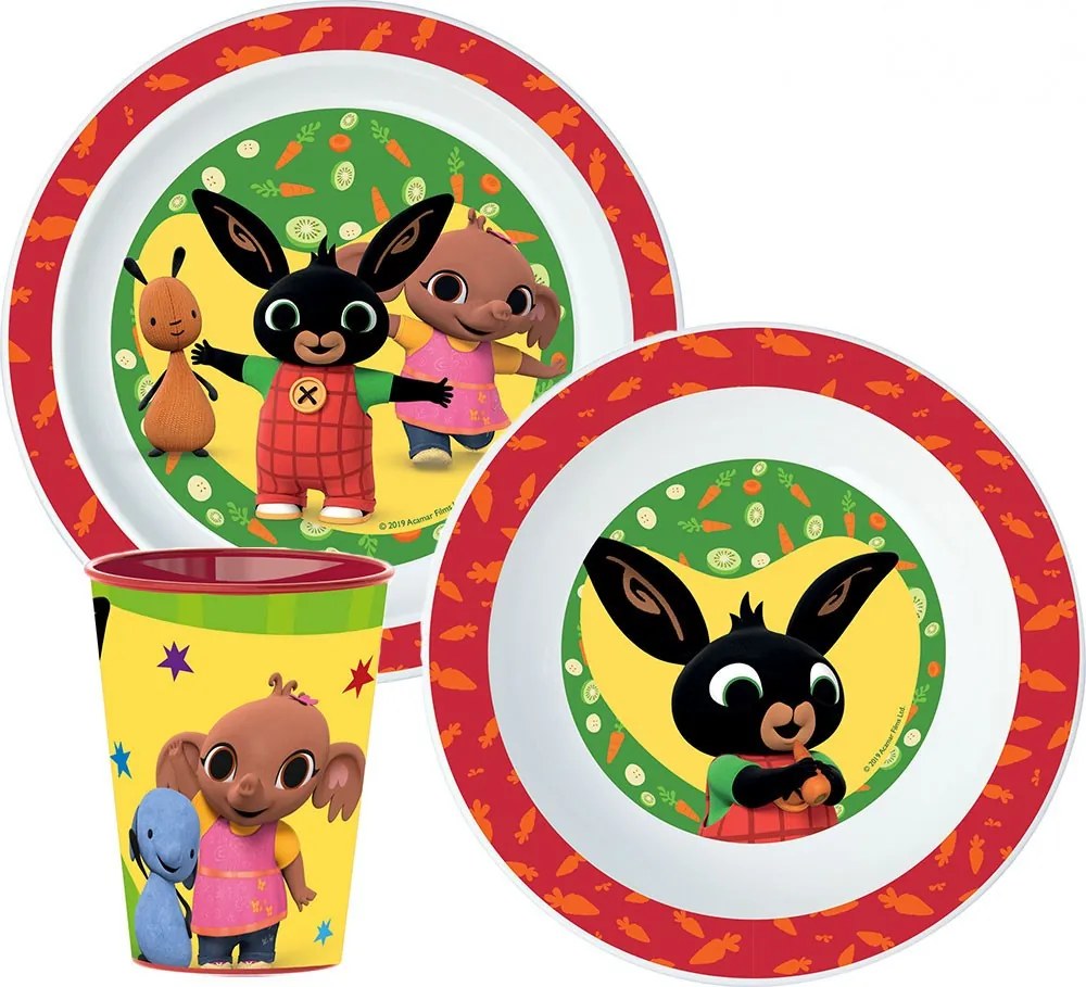 Bing micro étkészlet szett pohárral