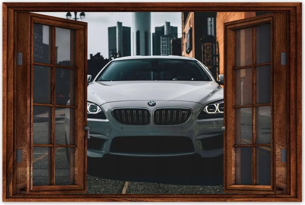 Poszter 60x40 Fehér sport Bmw