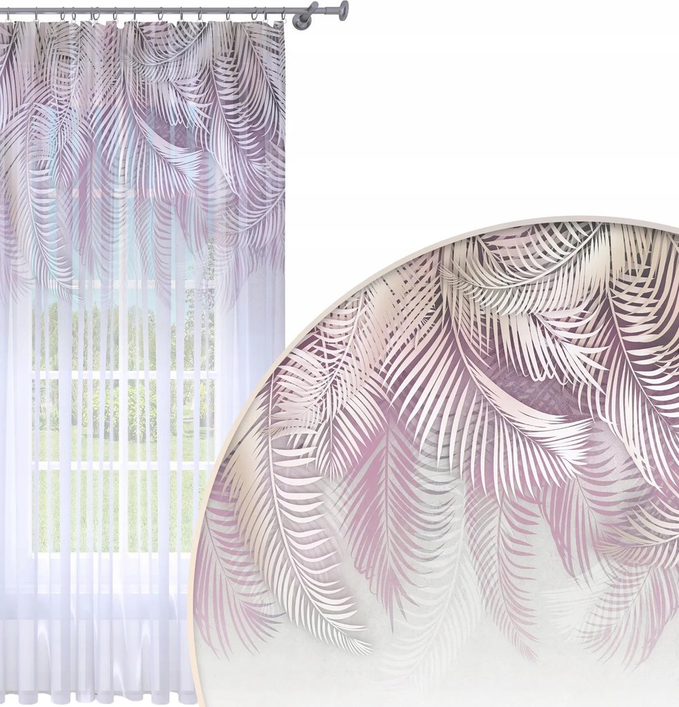 Függöny Kész 140x240 Fátyol Festett Béka Mintás 197