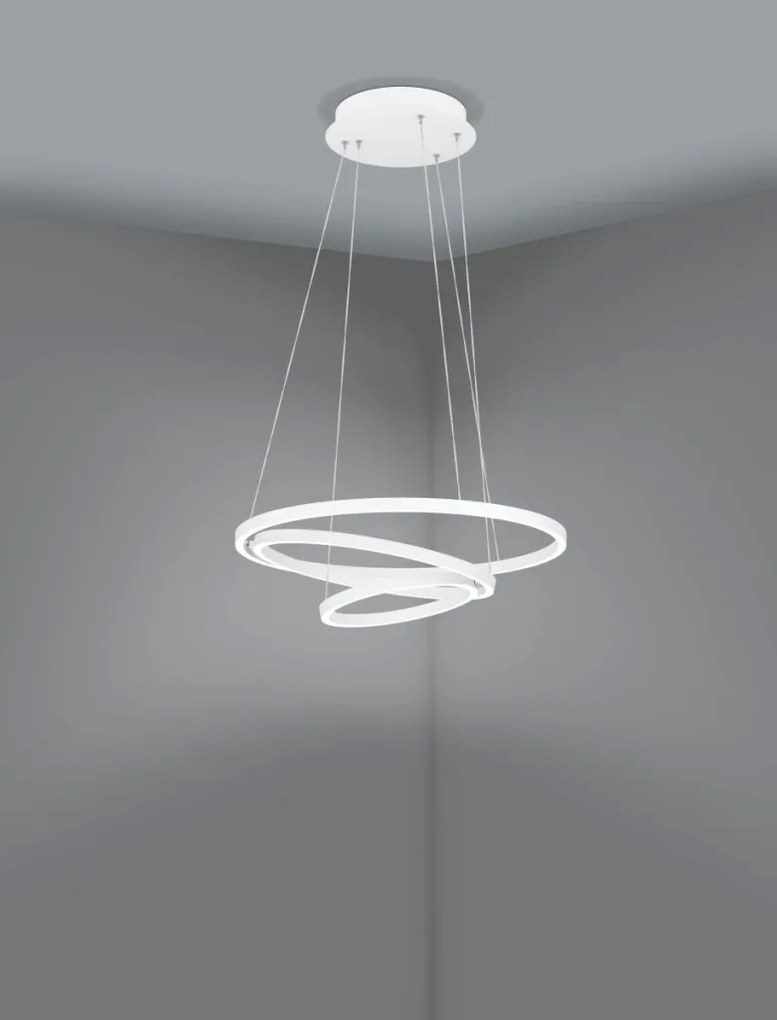 EGLO 900478 LOBINERO Modern Led Függesztett Lámpa Fehér LED IP20