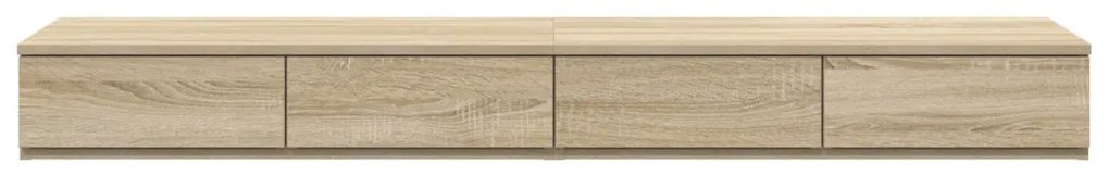 Ágyfiókok fiókkal sonoma tölgy 135 x 36.5 x 16.5 cm Faanyag