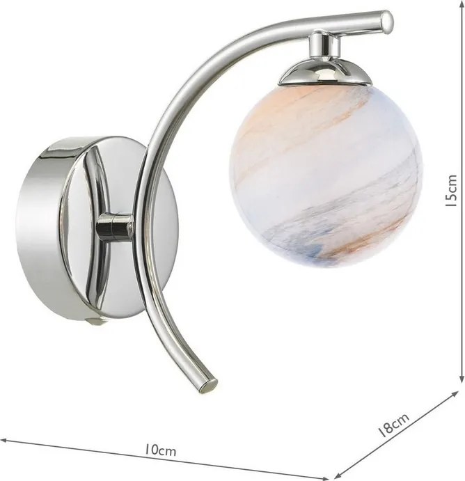 Dar Lighting ATIYA ATI0750-07 Fali lámpa 1x40W/G9