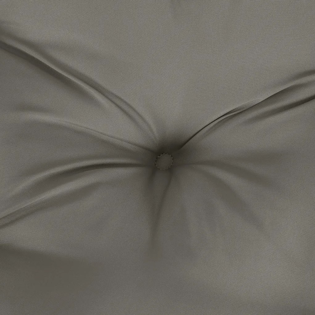 2 db melange sötétszürke szövet kerti padpárna 120x50x7 cm