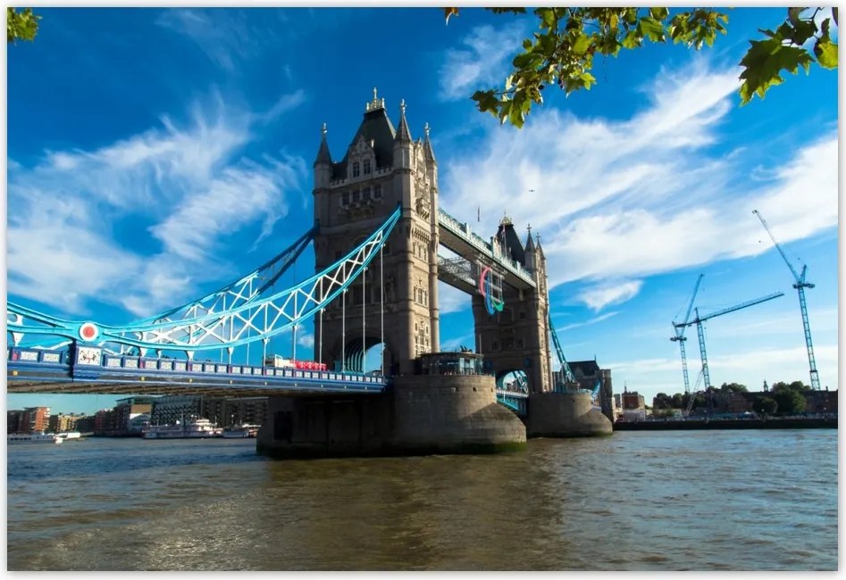 Fotótapéta flizelina 152x104 Tower Bridge, égbolt