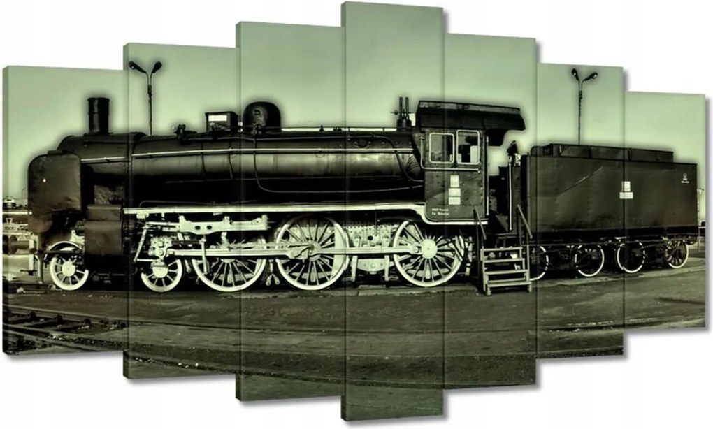 Festmények 140x80 Gőzmozdony OK1-322