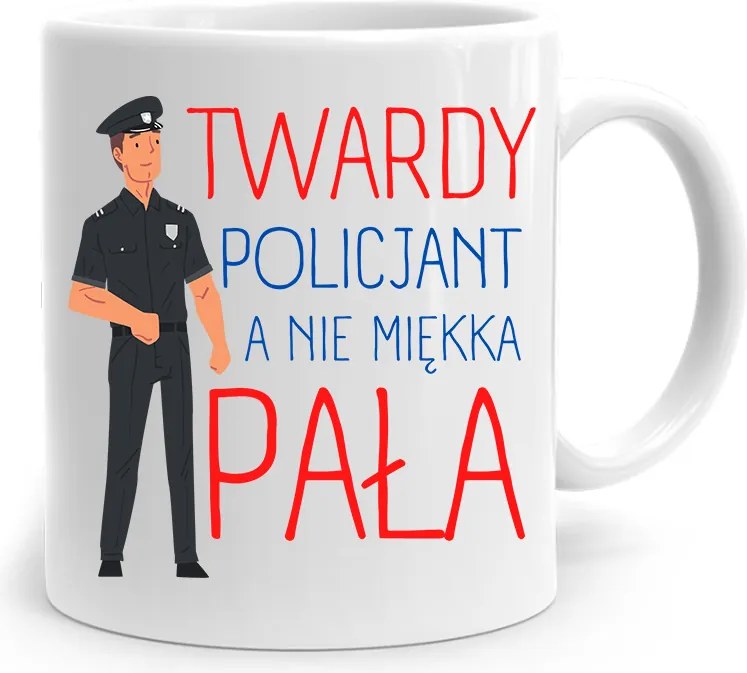 Rendőr Bögre Nem Puha Bögre nyomott mintával