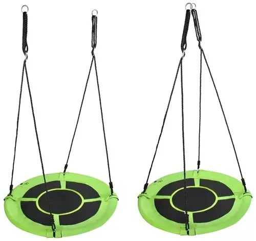Hinta gólyafészek 100cm zöld-fekete 23514