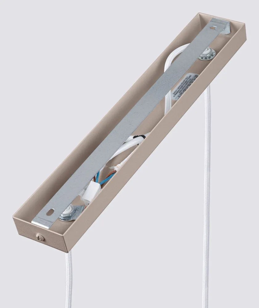 Szürkésbarna fém függőlámpa Gleam – Sollux