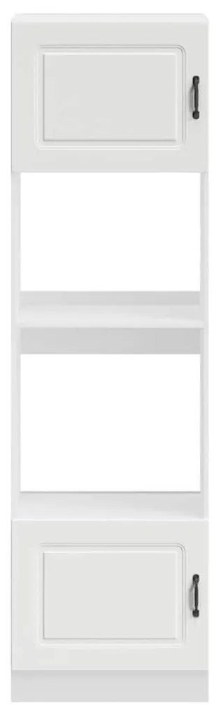 Kalmar 2 db fehér szerelt fa sütőszekrények