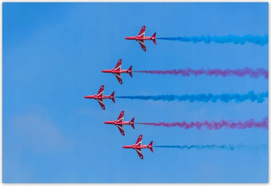 Fotótapéták flizelina 152x104 Repülőgépek bemutató