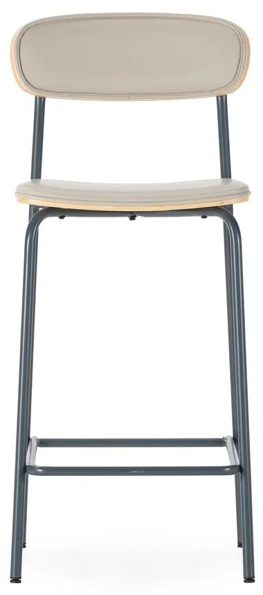 Bézs kárpitozott bárszék szett 2 db-os (ülésmagasság 65,5 cm) Saula – Marckeric