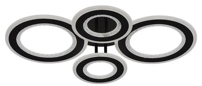 LED Dimmelhető felületre szerelhető csillár LED/100W/230V 3000-6500K + távirányítás