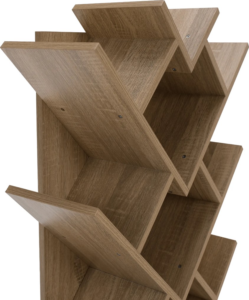 Polcrendszer, szürkésbarna tölgy, VEVEY