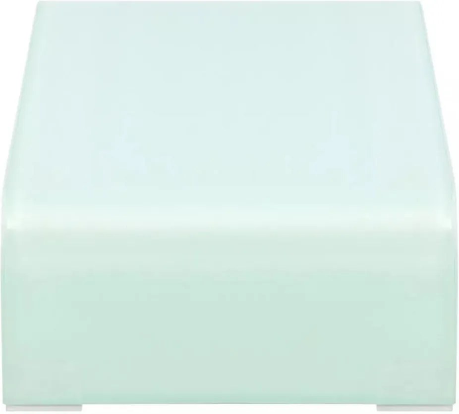 zöld üveg TV állvány/monitor magasító 60 x 25 x 11 cm