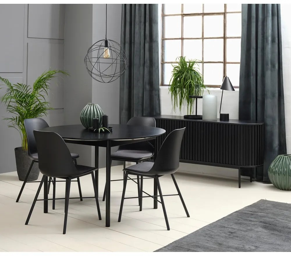 Whistler fekete étkezőszék- Unique Furniture