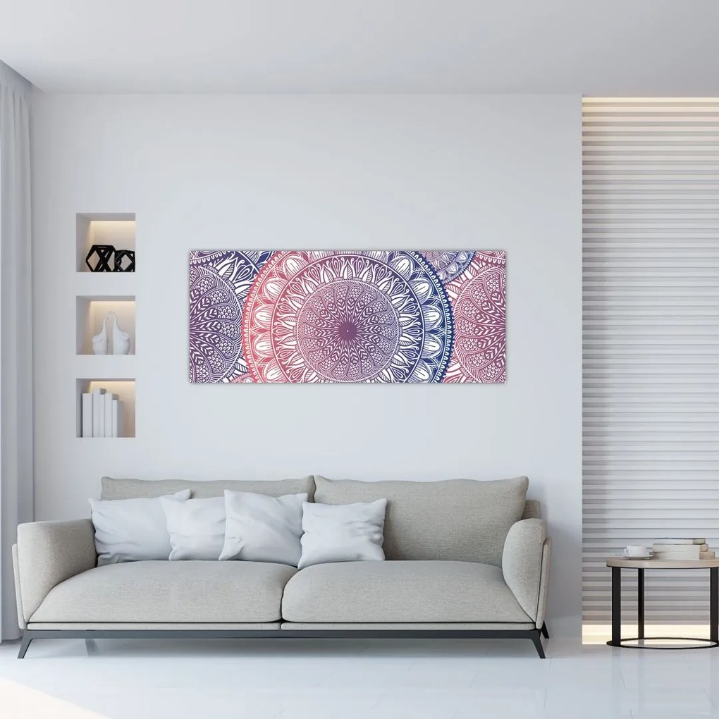 Mandala kép (120x50 cm)