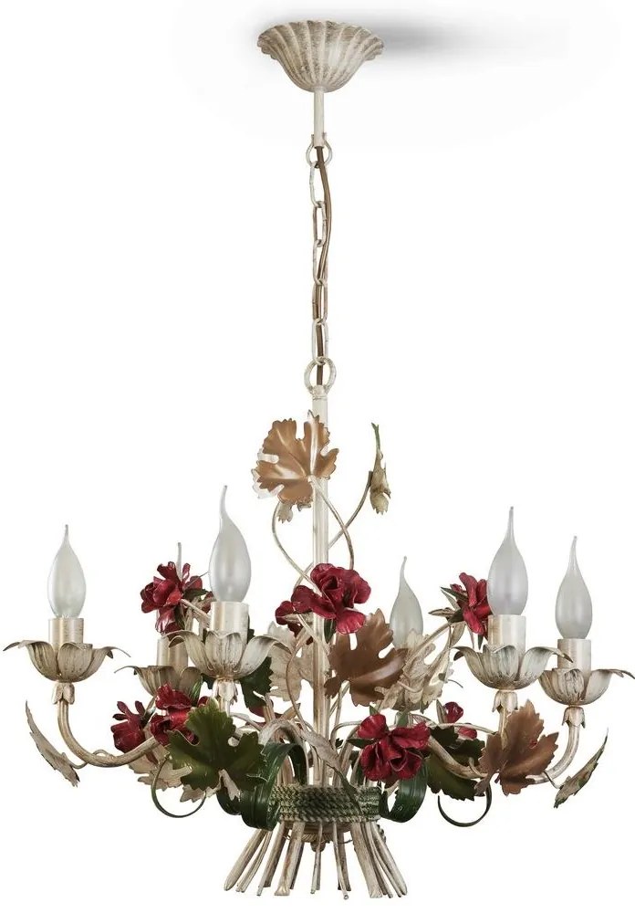 Csillár láncon ROSALIA 6xE14/40W/230V