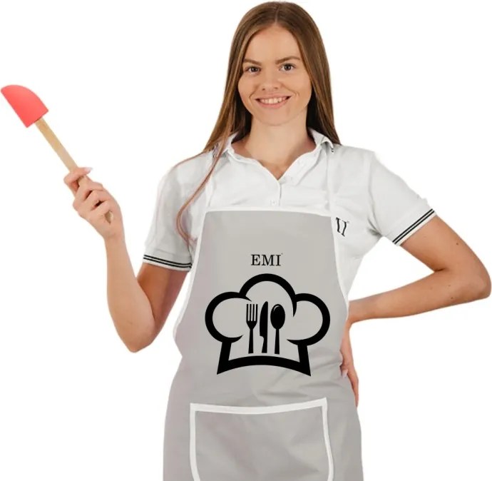 EMI Chef konyhai kötény, Fekete