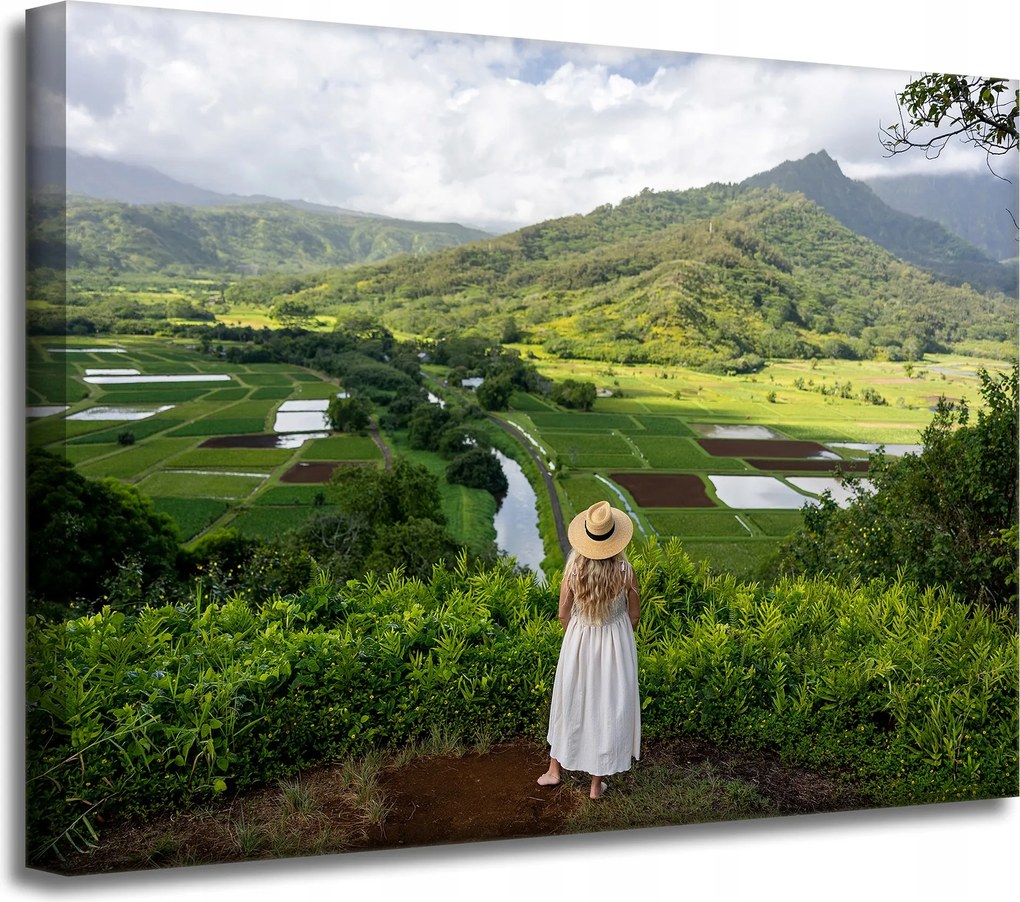 Vászonkép Természet Kilátás a hegyekre 40x30 cm