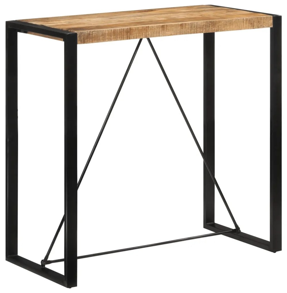 Tömör nyers mangófa bárasztal 110x55x110 cm