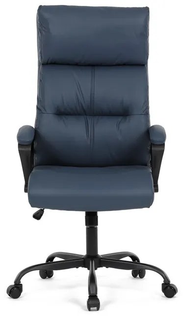 Irodai szék hintamechanikával, kék műbőr kárpittal. BLUE