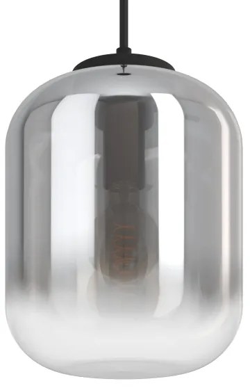 Eglo 39674 - Csillár zsinóron BULCIAGO 1xE27/40W/230V átm. 35 cm füstös