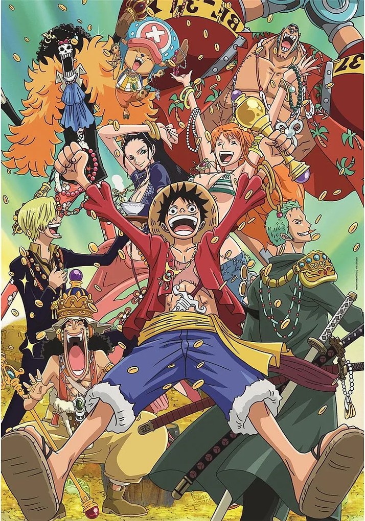 One Piece Treasure 1000 db-os puzzle Clementoni