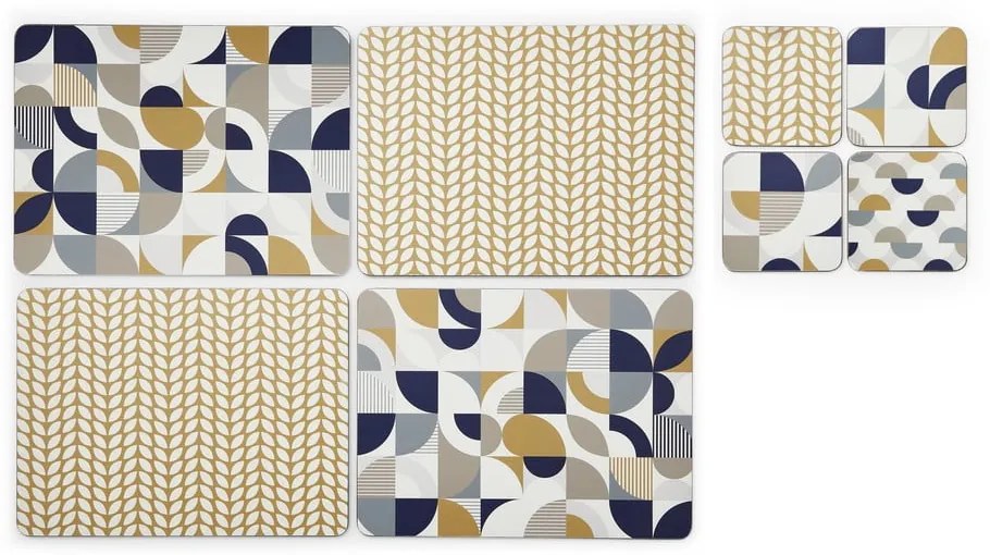 Tányéralátét és poháralátét szett 8 db-os Bauhaus – Cooksmart ®