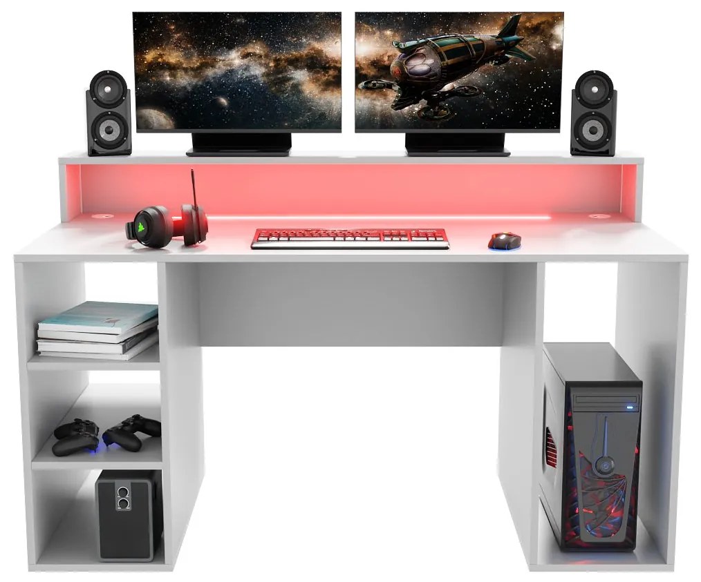 Gamer PC asztal Endechor (fehér). 1054993