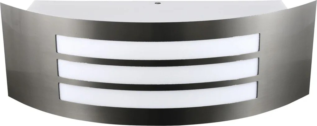POLUX 303387 SITOM Modern Kültéri Fali Lámpa Ezüst E27 IP44