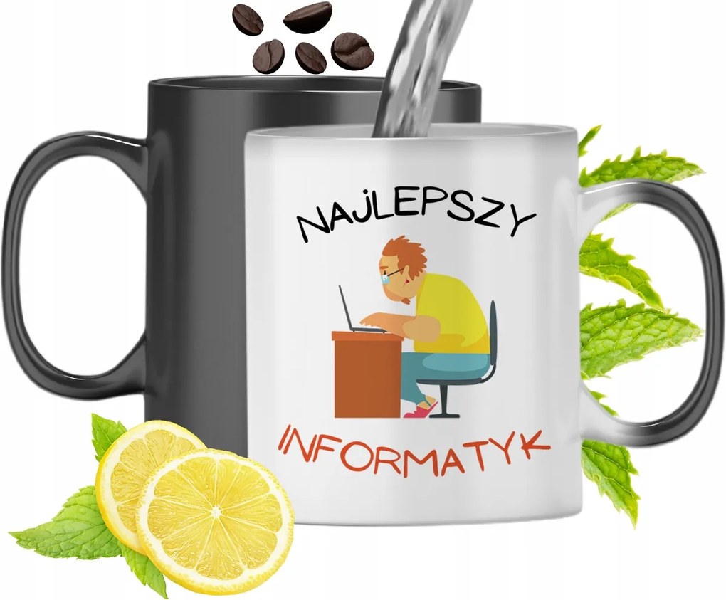 Mágikus Bögre Informatikusoknak Színváltó Nyomtatott Fényképpel